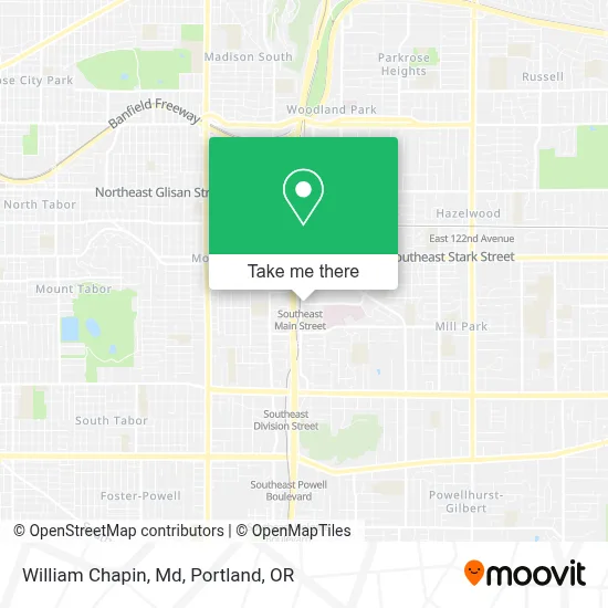 William Chapin, Md map