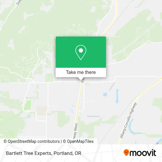 Bartlett Tree Experts map