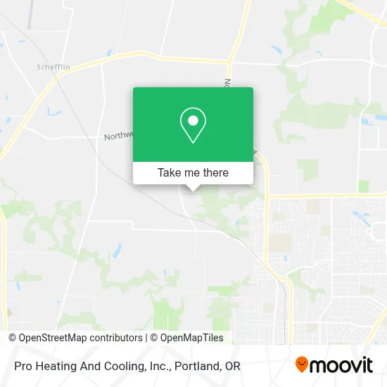 Pro Heating And Cooling, Inc. map