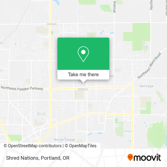 Shred Nations map