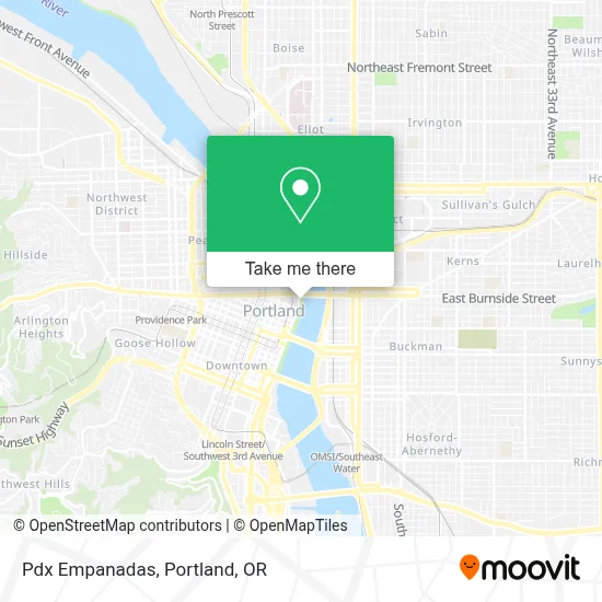 Pdx Empanadas map