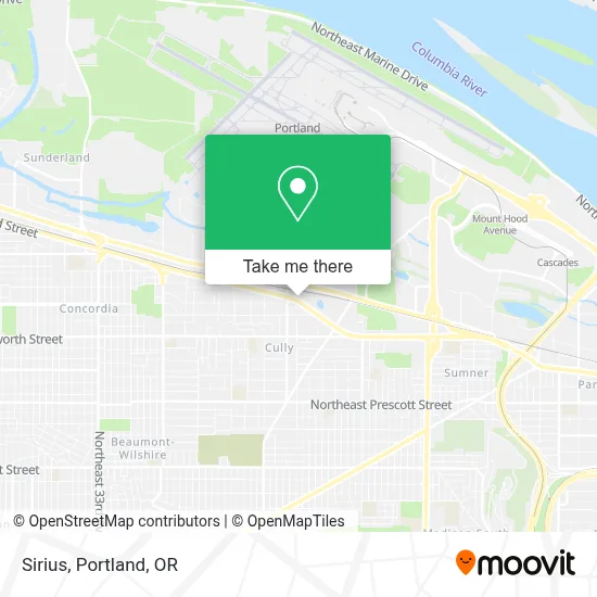Sirius map