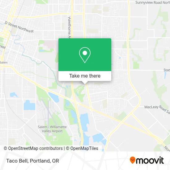 Taco Bell map