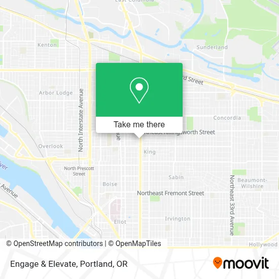 Engage & Elevate map