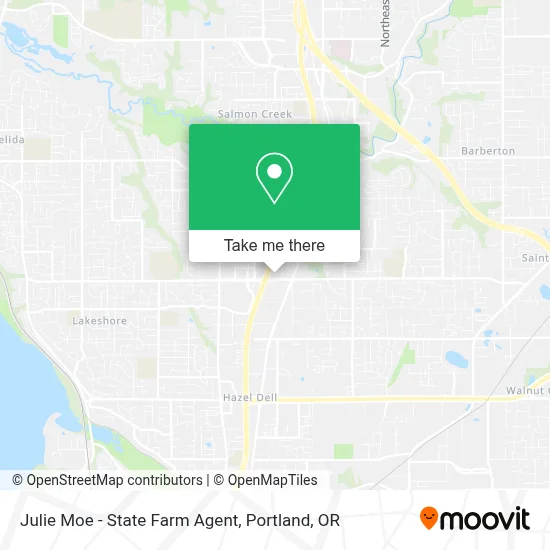 Julie Moe - State Farm Agent map