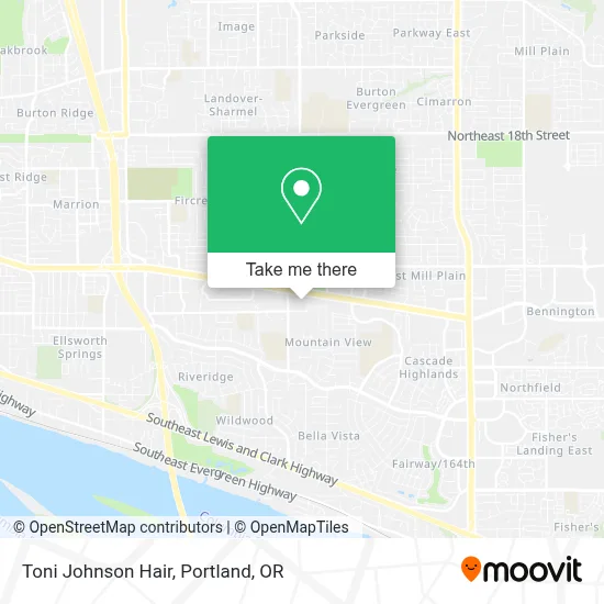 Toni Johnson Hair map