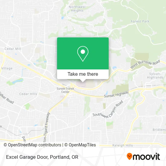 Excel Garage Door map