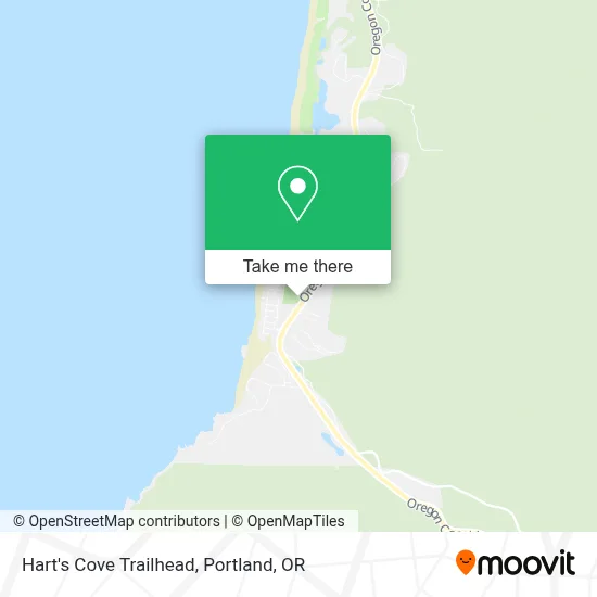 Hart's Cove Trailhead map