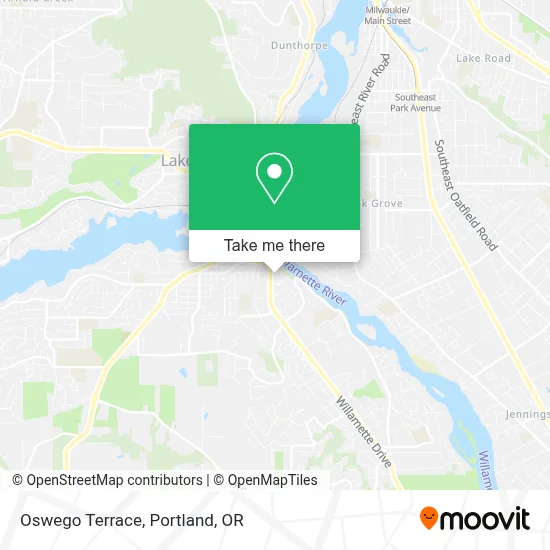 Oswego Terrace map