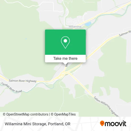 Willamina Mini Storage map