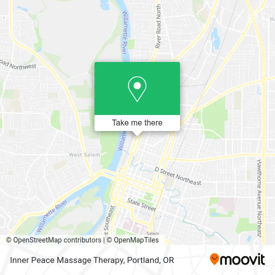 Inner Peace Massage Therapy map