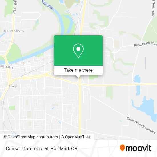 Conser Commercial map