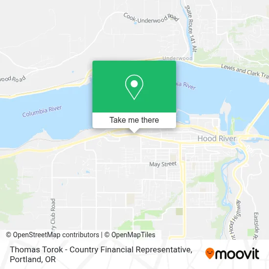Thomas Torok - Country Financial Representative map