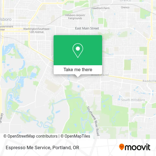 Espresso Me Service map