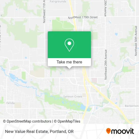 New Value Real Estate map