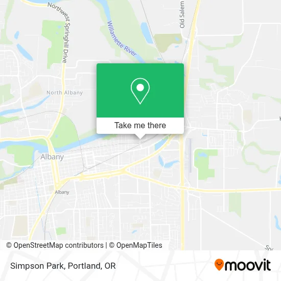 Simpson Park map