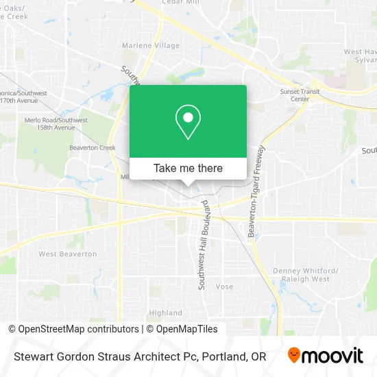 Stewart Gordon Straus Architect Pc map
