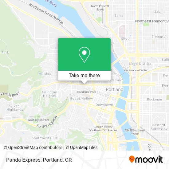 Panda Express map