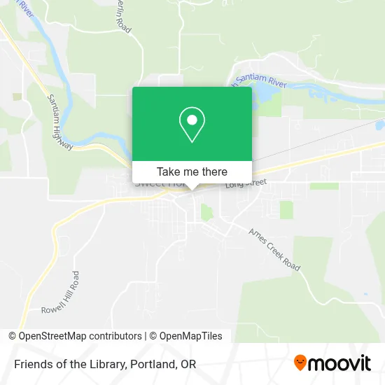 Friends of the Library map