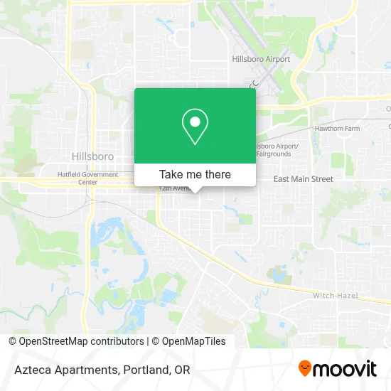 Azteca Apartments map