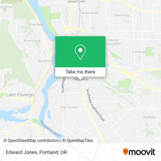 Edward Jones map