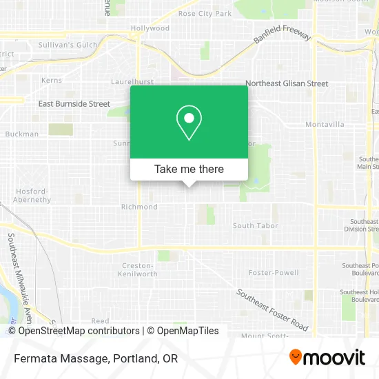 Fermata Massage map