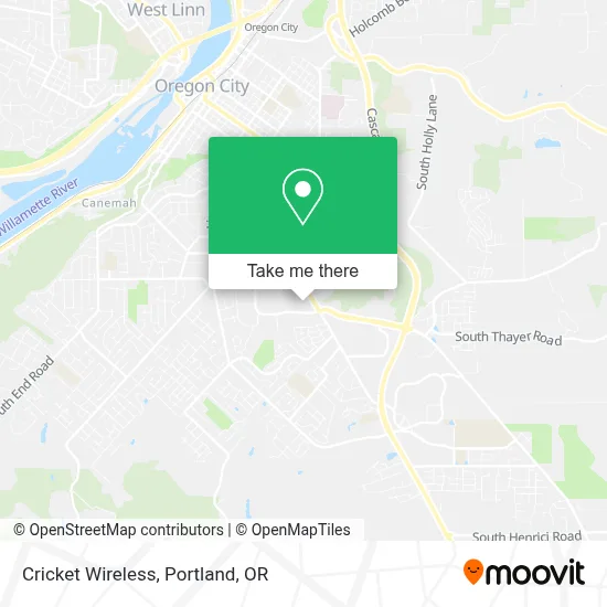 Cricket Wireless map