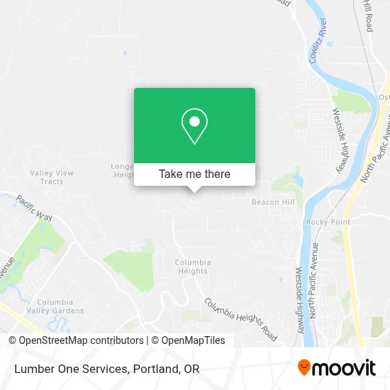 Lumber One Services map