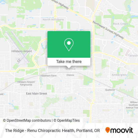 The Ridge - Renu Chiropractic Health map