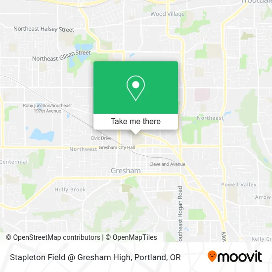 Stapleton Field @ Gresham High map