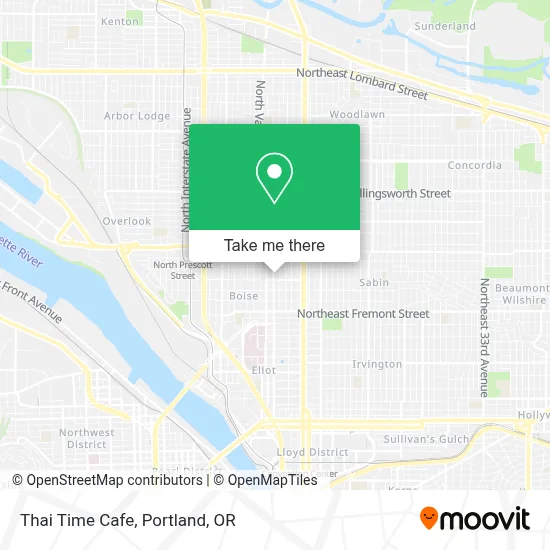 Thai Time Cafe map