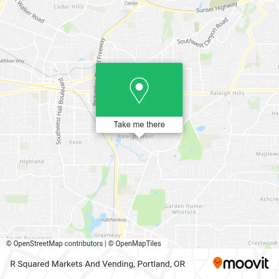 R Squared Markets And Vending map