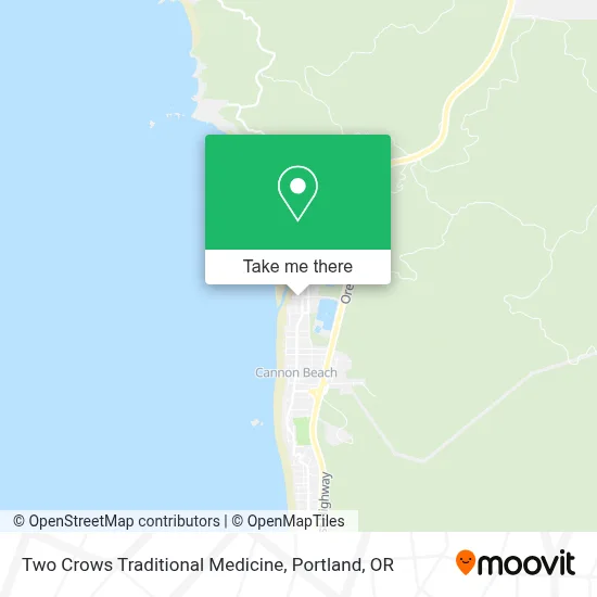 Two Crows Traditional Medicine map