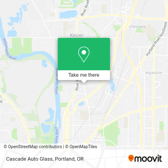Cascade Auto Glass map
