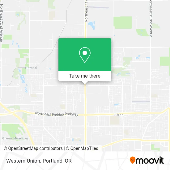 Western Union map