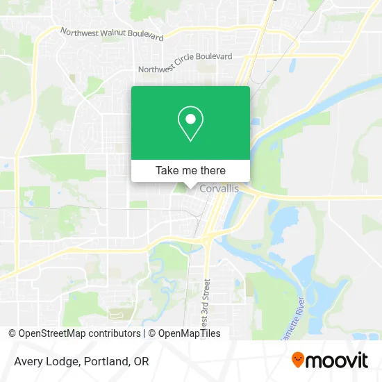 Avery Lodge map