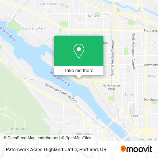 Patchwork Acres Highland Cattle map
