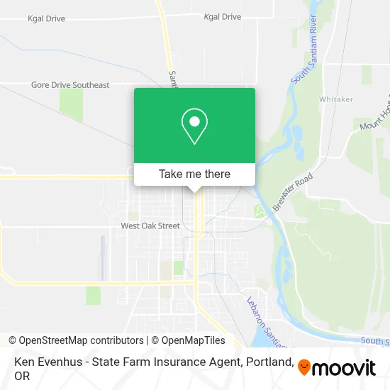 Ken Evenhus - State Farm Insurance Agent map