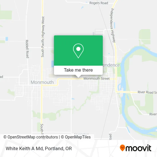 White Keith A Md map