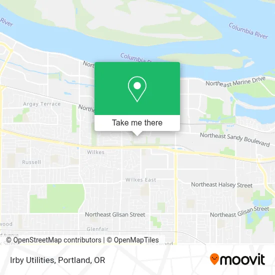 Irby Utilities map