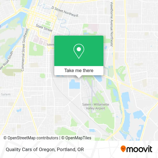 Quality Cars of Oregon map