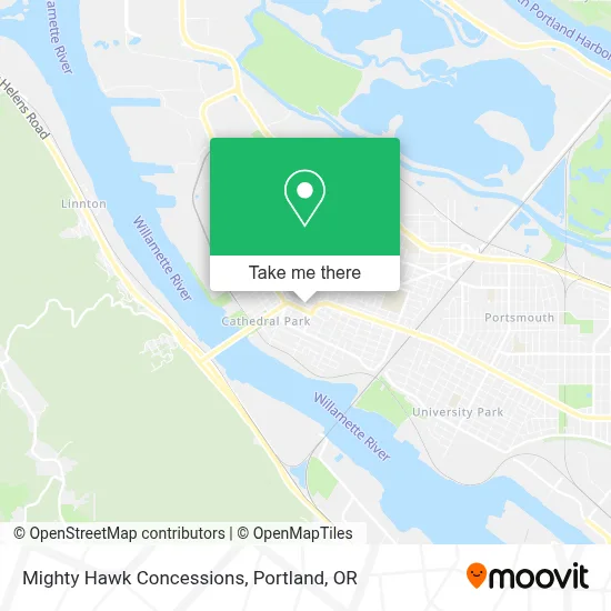 Mighty Hawk Concessions map