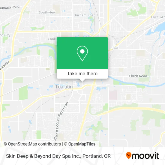 Skin Deep & Beyond Day Spa Inc. map