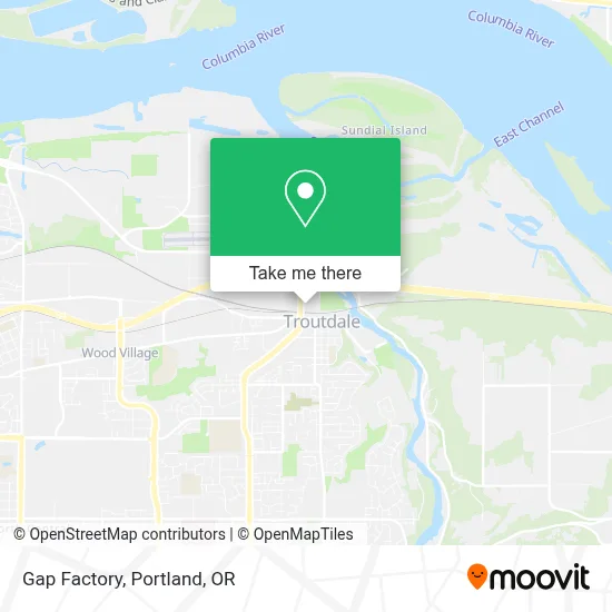 Gap Factory map