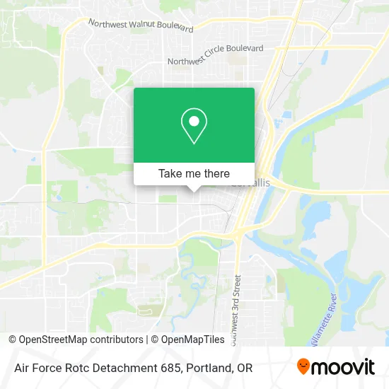 Air Force Rotc Detachment 685 map