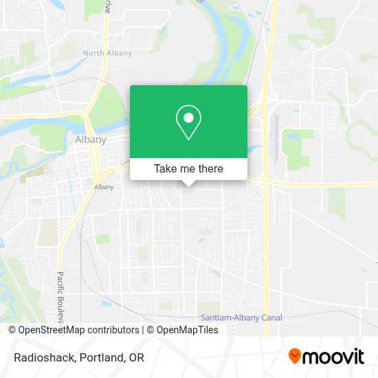 Radioshack map
