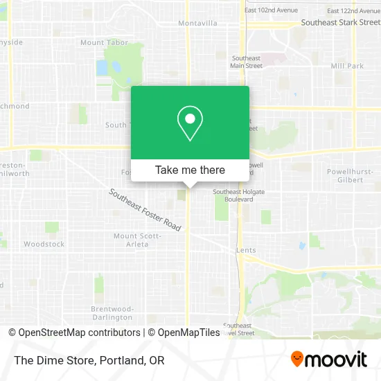 The Dime Store map