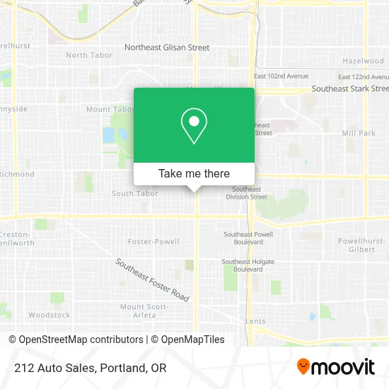 212 Auto Sales map