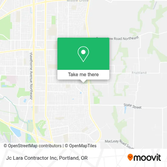 Jc Lara Contractor Inc map