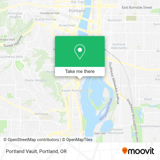 Portland Vault map